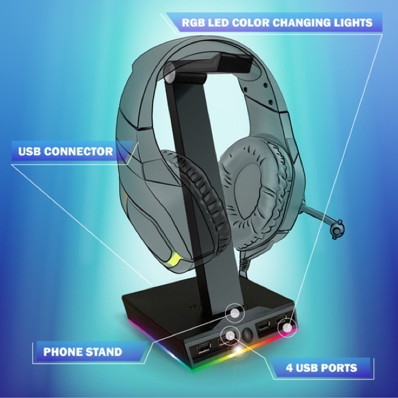 Bugha LED Gaming Headset Stand - Picture 4 of 4